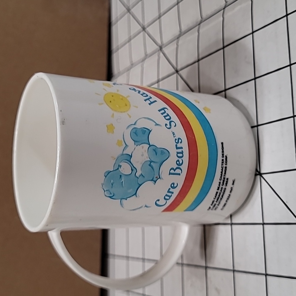Care Bears Plastic Mug, 1985 Pizza‎ Hut Mug Vintage